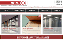 Tablet Screenshot of metalxxi.com